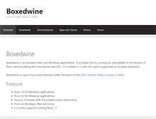 Tablet Screenshot of boxedwine.org